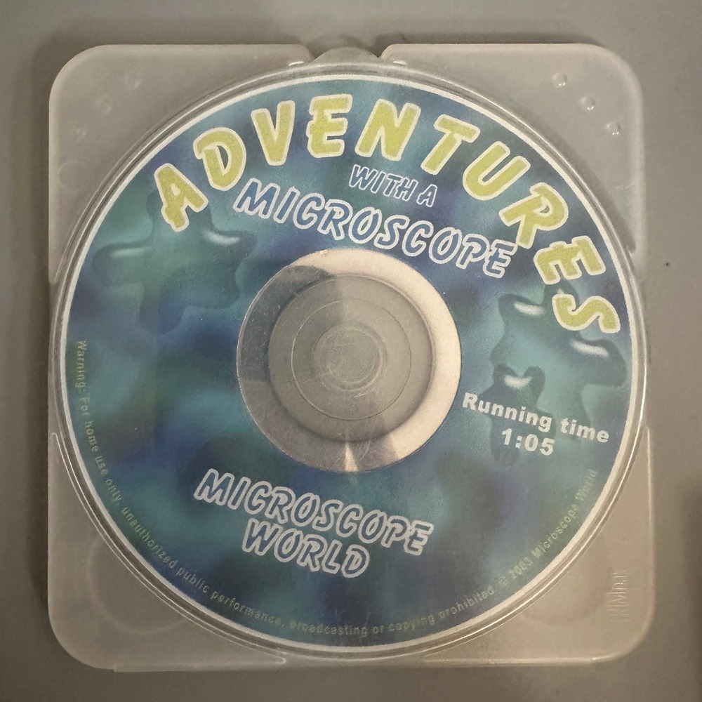 Adventures With A Microscope World DVD 2003 Educational Science Video 65 Min
